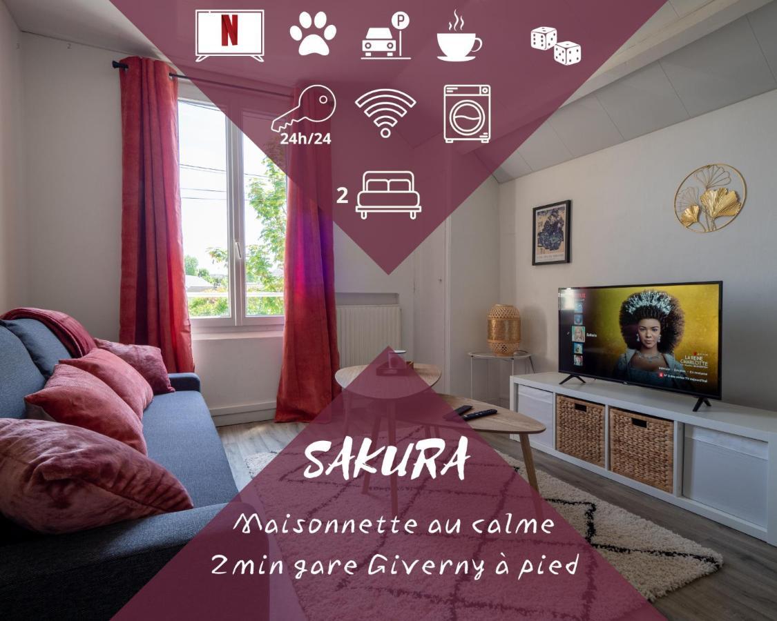 Sakura -Maisonnette Gare Giverny Villa Vernon  Exteriör bild